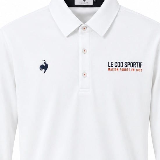 Áo Polo dài tay le coq golf Nam LG6SLS00MV-WH00