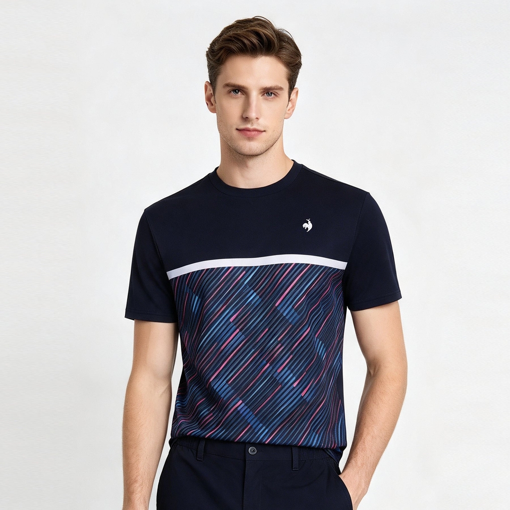 Áo T-shirt le coq sportif Nam LN6FHT25UV-NV00