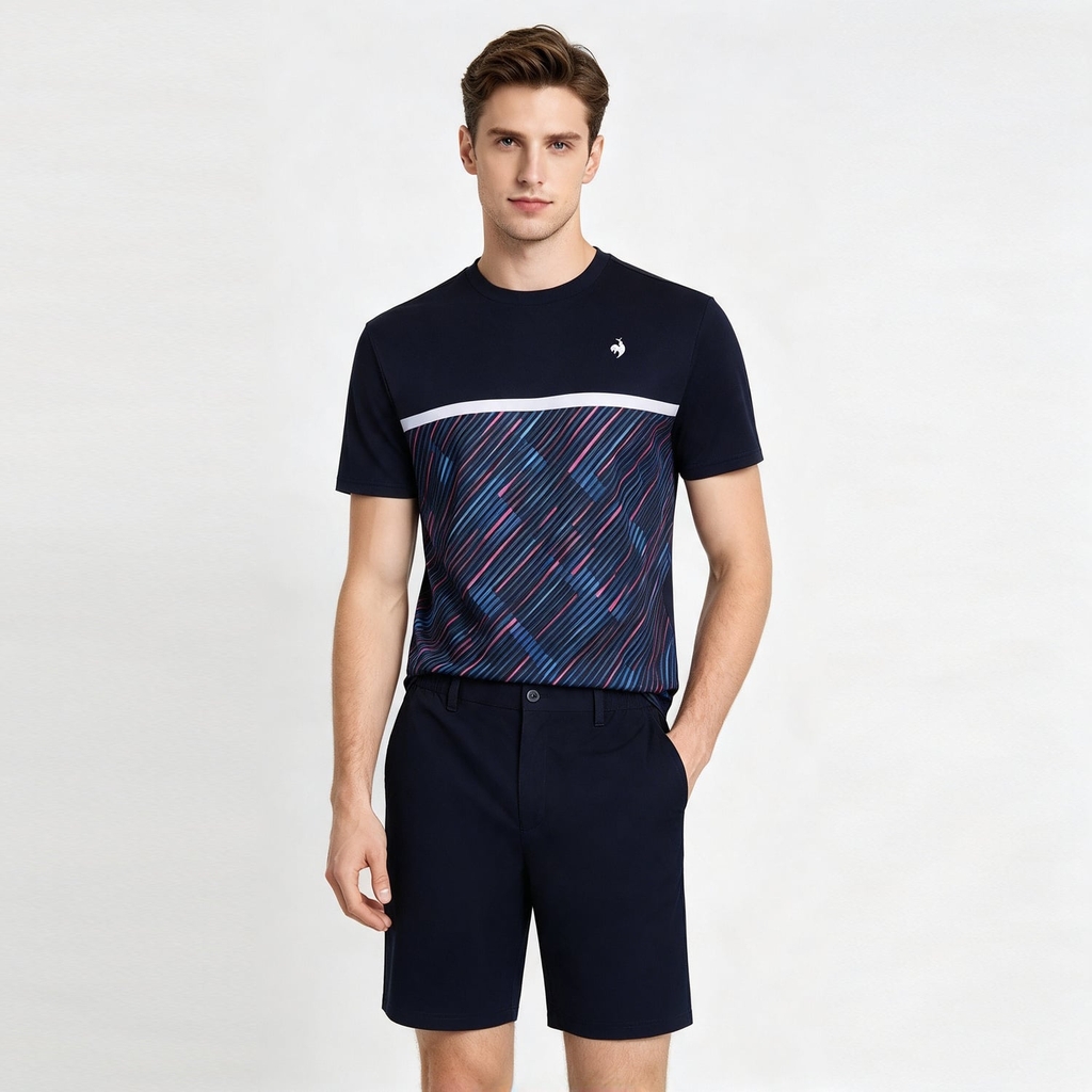 Áo T-shirt le coq sportif Nam LN6FHT25UV-NV00