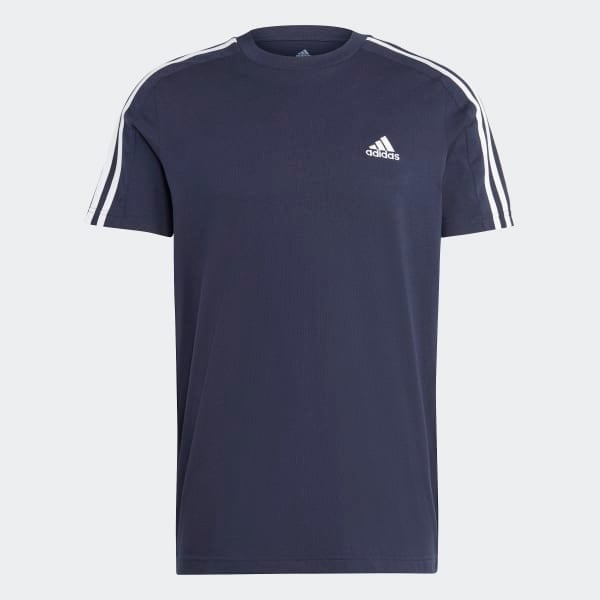 Áo T-shirt thể thao adidas Essentials Single Jersey 3 Sọc Nam - IC9335