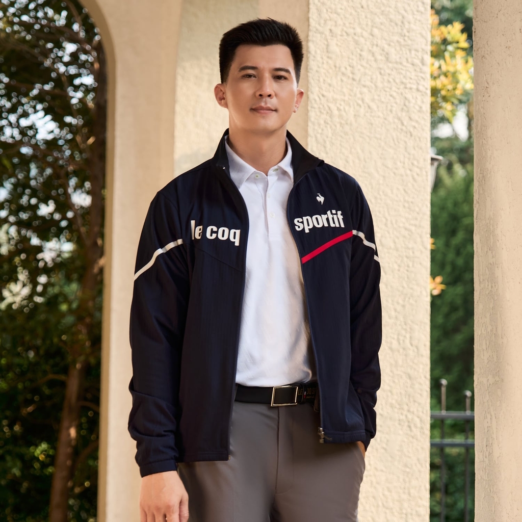 Áo khoác gió le coq sportif Nam LT6FJK21MV-NV00