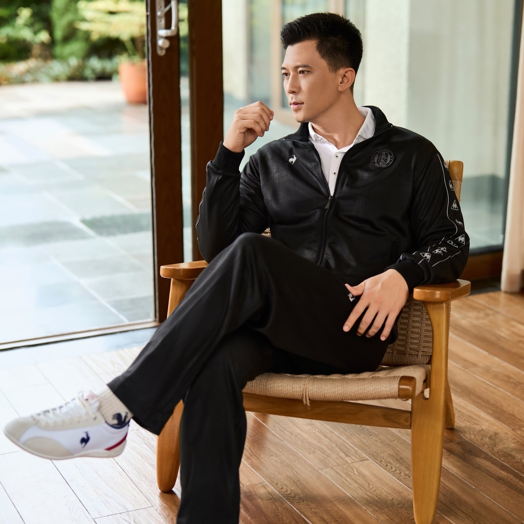 Áo khoác nỉ le coq sportif Nam LT6FJG12MV-BK00