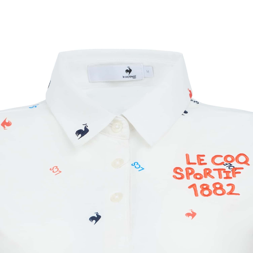 Áo Polo le coq golf Nữ LG6SHST3LV-WH00