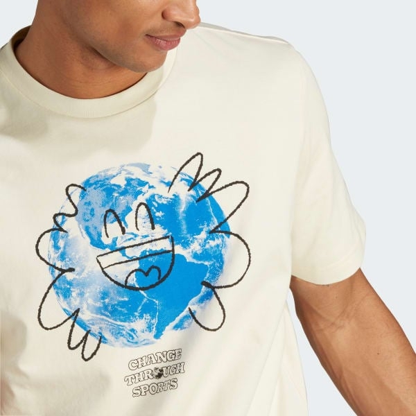 Áo T-shirt adidas Earth Change Through Sports Nam - HY1343