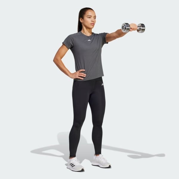 Áo T-shirt tập luyện adidas AEROREADY Train Essentials Minimal Branding Nữ - IX1012