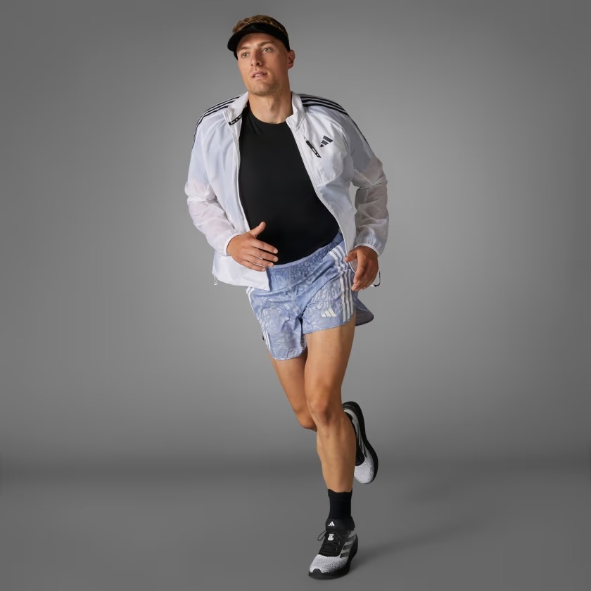 Quần short adidas CLIMACOOL Own the Run 3 sọc Nam - JD7769