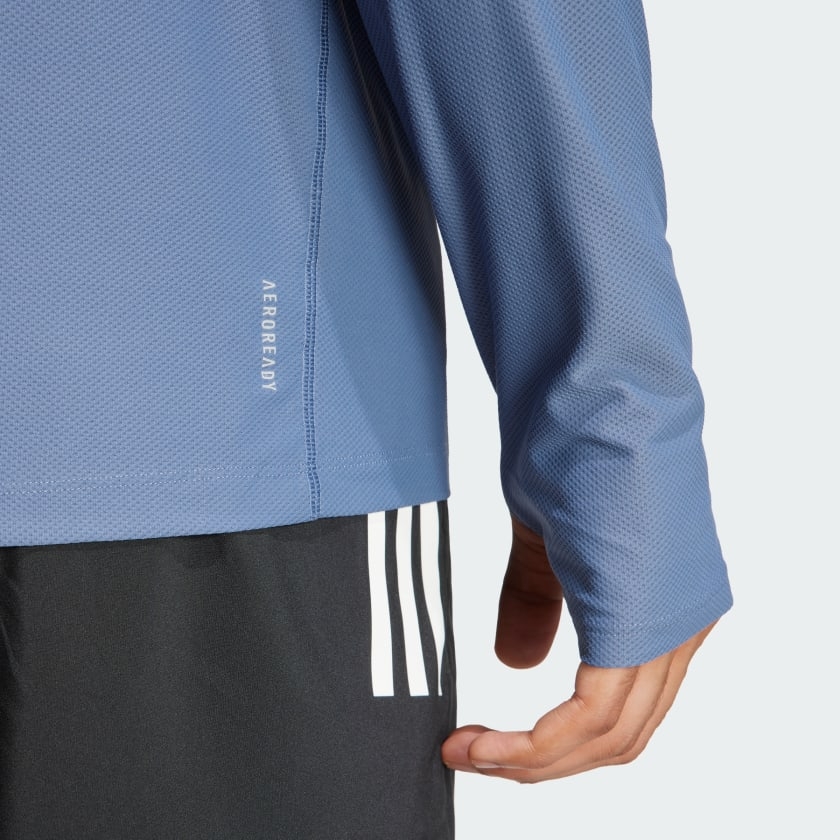 Áo thun chạy bộ dài tay nam adidas - IN1488