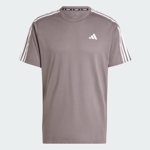 Áo T-shirt chạy bộ adidas Own the Run 3 sọc Nam - IV9952