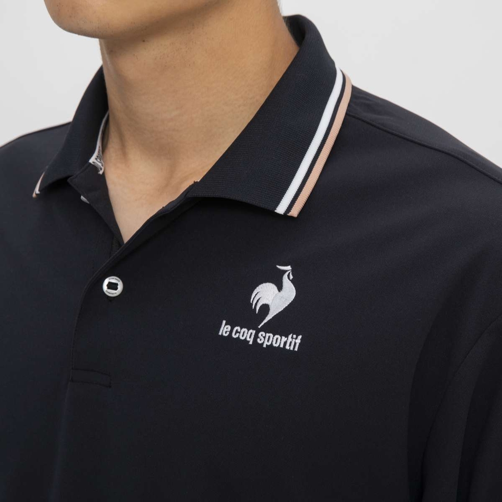 Áo Polo le coq sportif nam - QMMTJA40-BLK