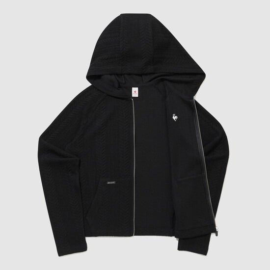 Áo khoác nỉ le coq sportif Nữ QR322OFT91-BLK