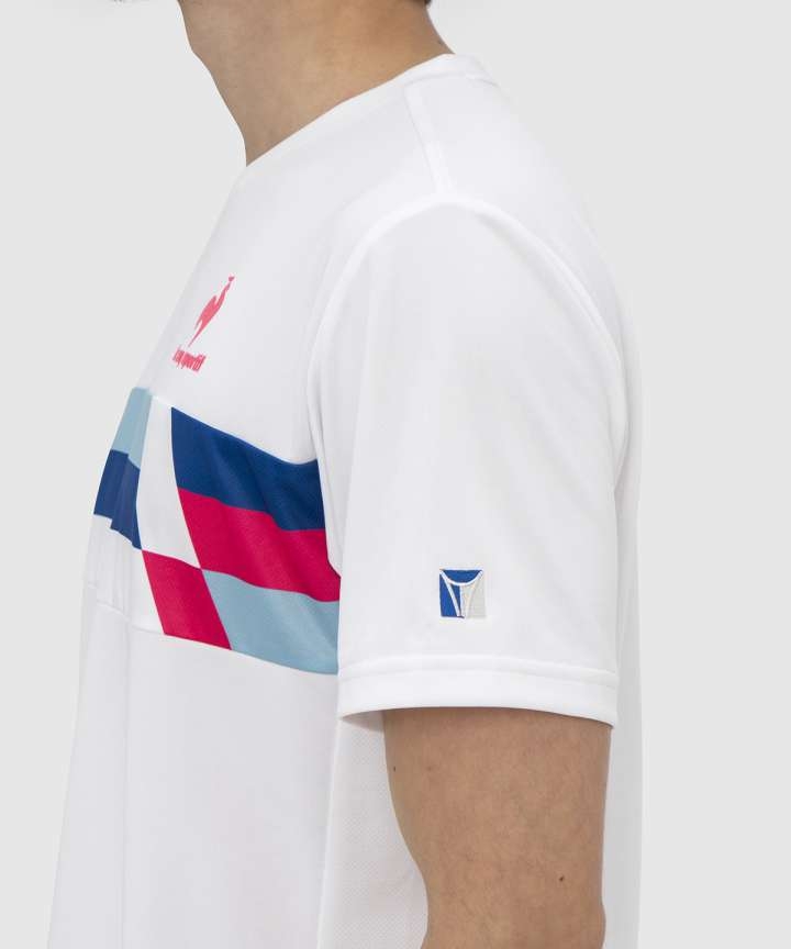 Áo T-Shirt le coq sportif nam - QTMTJA00-WHT