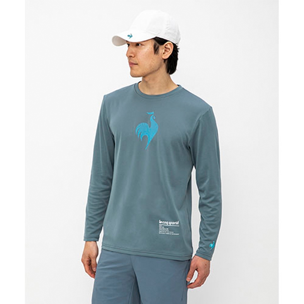 Áo thun dài tay le coq sportif Nam - QTMWJB01V-BL