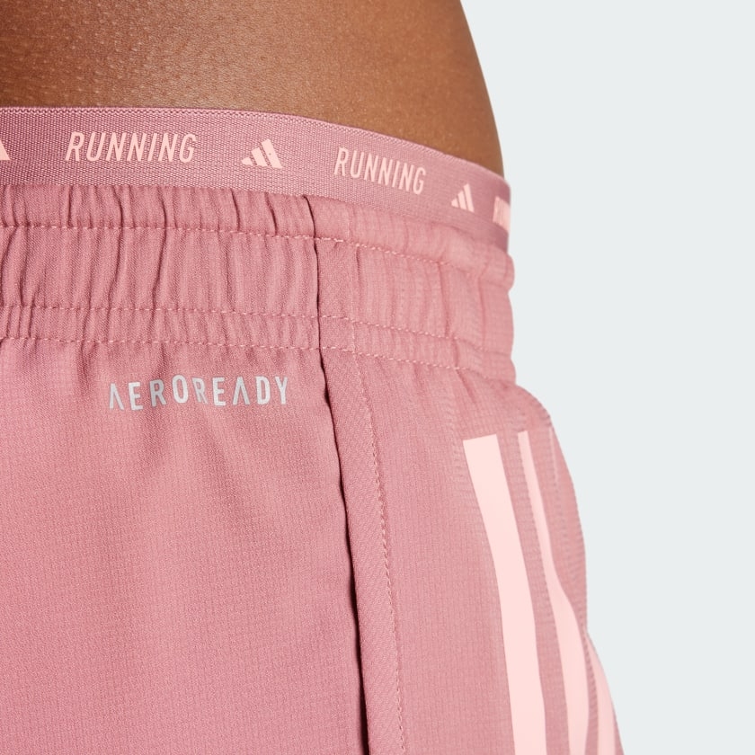 Quần short chạy bộ adidas Own the Run 3 sọc 2 trong 1 Nữ - IS9574