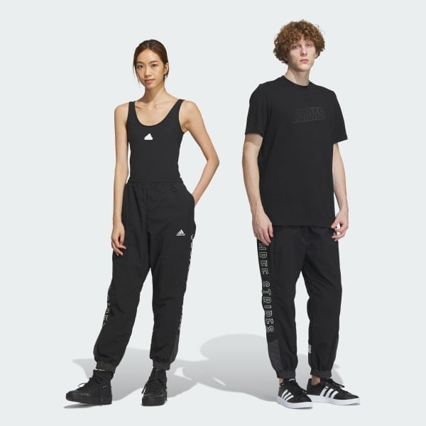 Quần dài adidas Wording bo gấu Unisex - IM8764