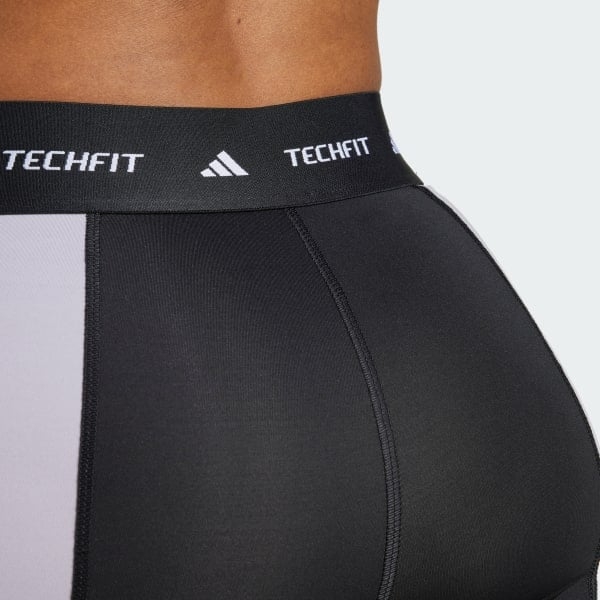 Quần legging tập luyện adidas 7/8 Colorblock TECHFIT Nữ - IX3283