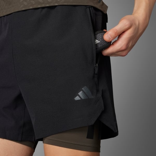 Quần short tập luyện adidas 2 Trong 1 Power Workout Nam - IV6113