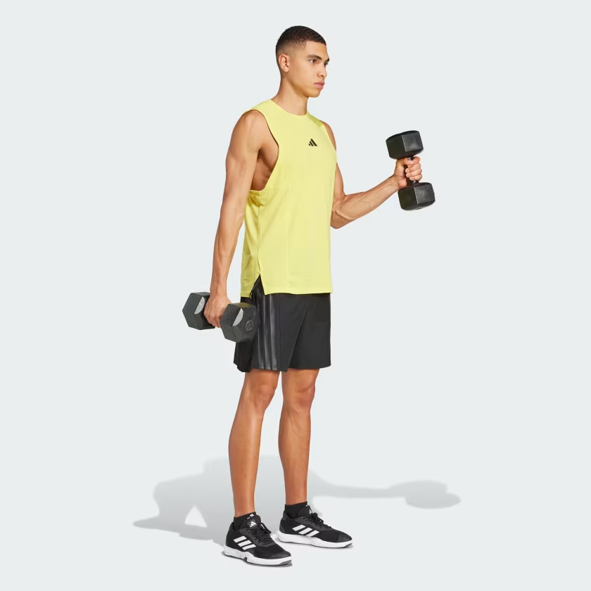 Quần short tập luyện adidas Designed for Training 3 sọc Nam - JE5682