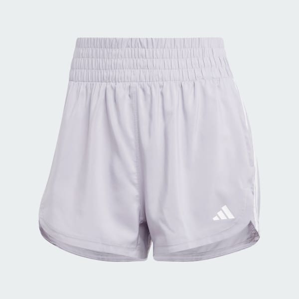 Quần short tập luyện adidas Pacer cạp cao Nữ - IX1064