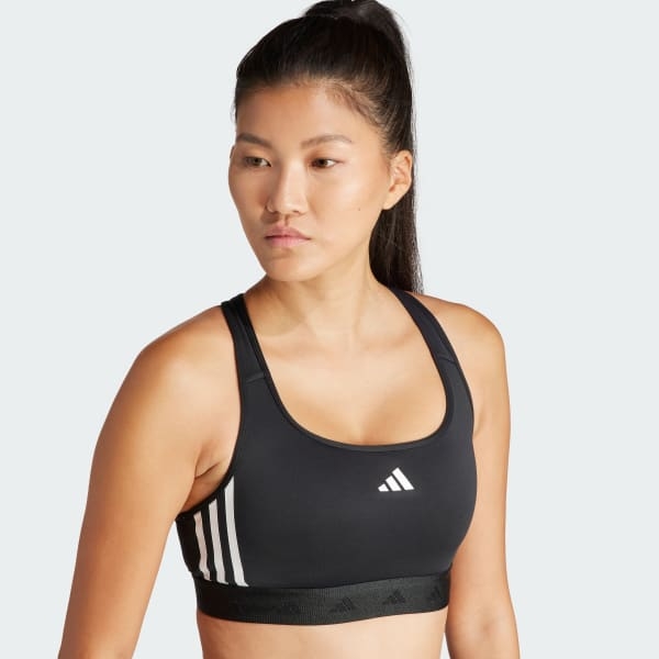 Áo bra tập luyện adidas Medium Support Hyperglam PowerReact Nữ - IS4503