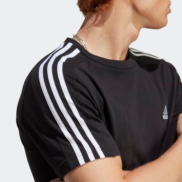 Áo T-shirt thể thao adidas 3 sọc Single Jersey Essentials Nam - IC9334