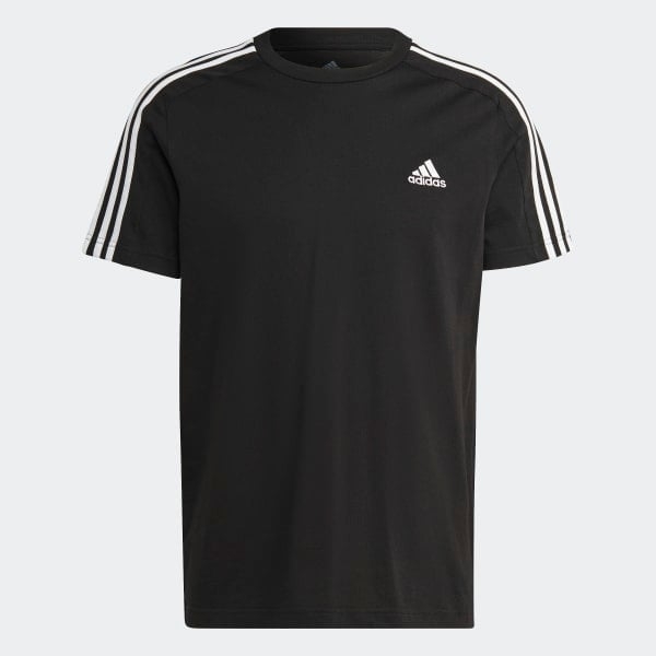 Áo T-shirt thể thao adidas 3 sọc Single Jersey Essentials Nam - IC9334
