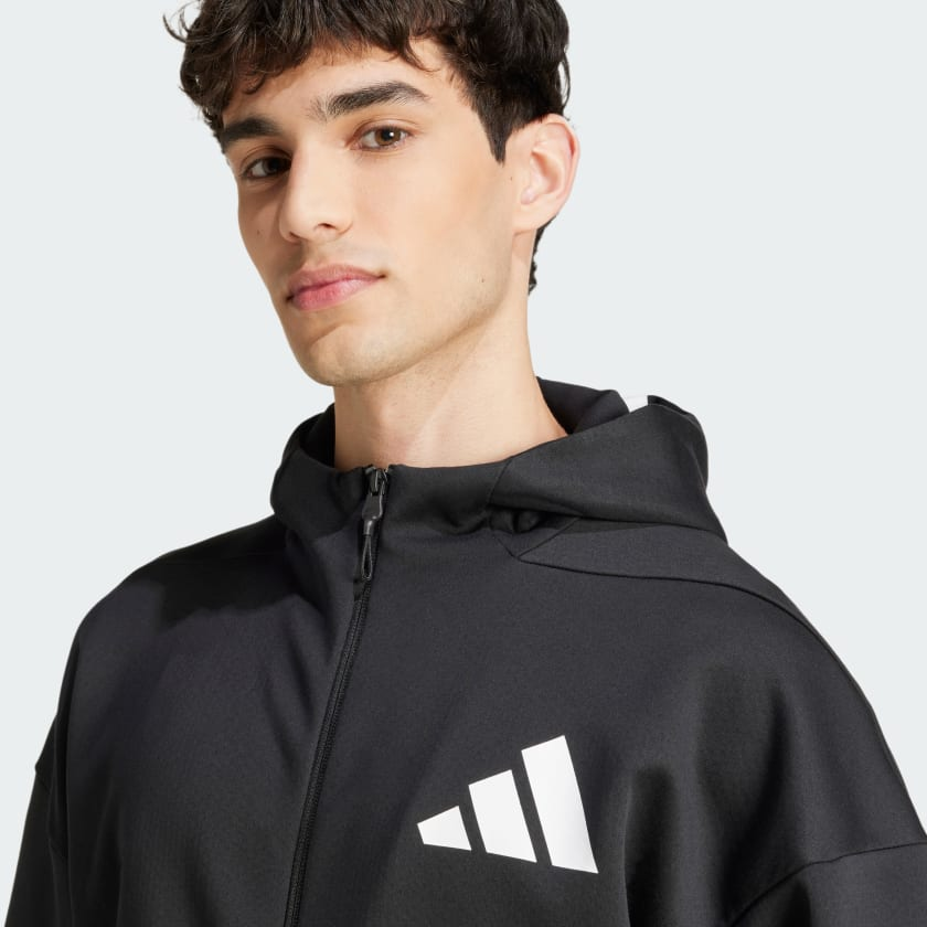 Áo hoodie Nam adidas Z.N.E. khoá kéo - JD5984