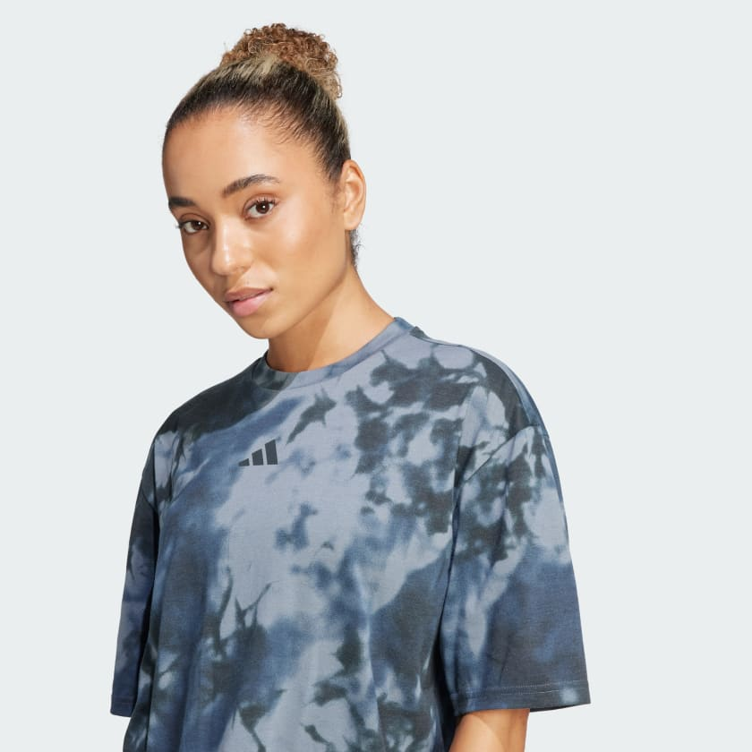Áo T-shirt tập luyện adidas Climacool Club 24/7 Graphic Nữ - JM4902