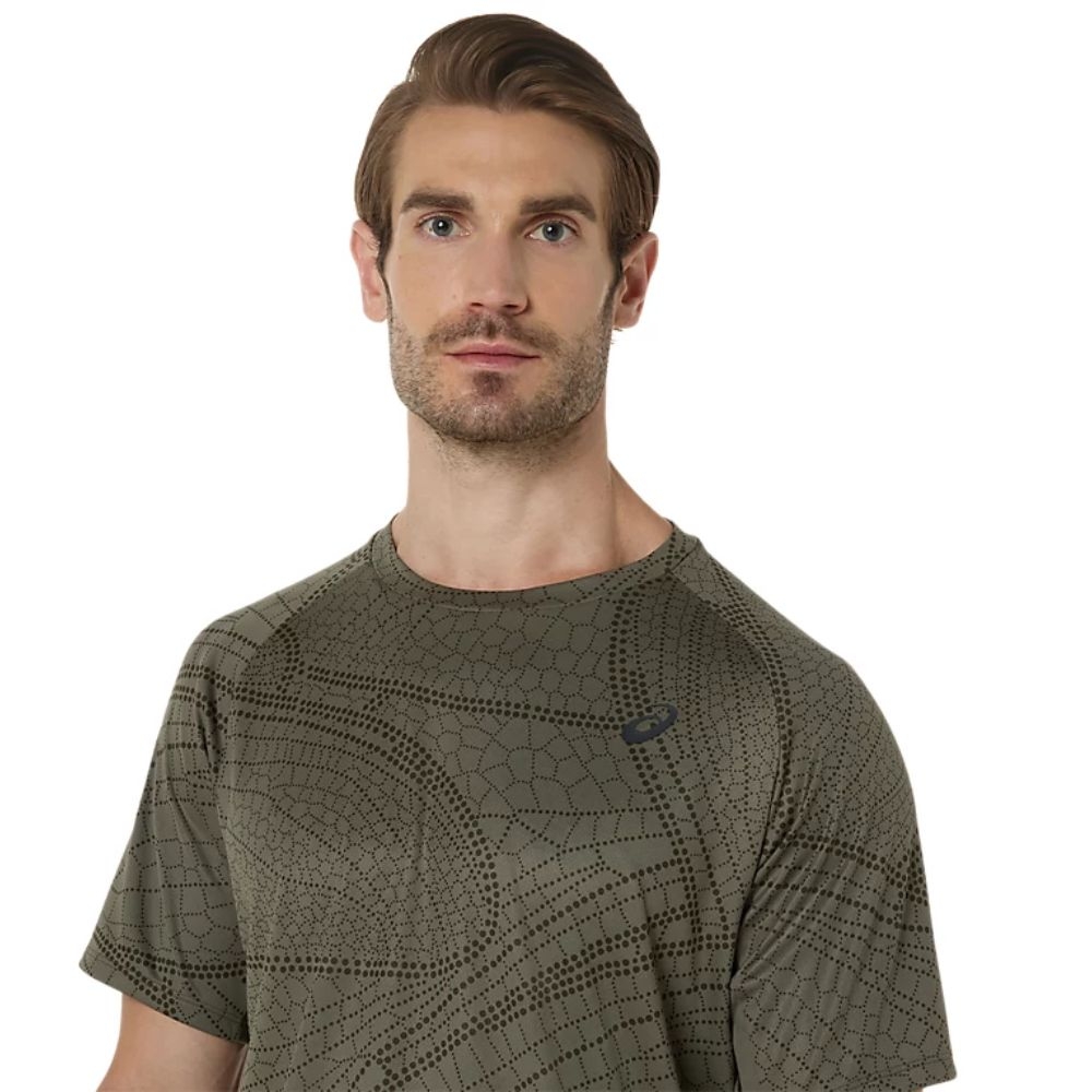 Áo T-shirt tập luyện ASICS ALL OVER PRINT Nam - 2031F199.300