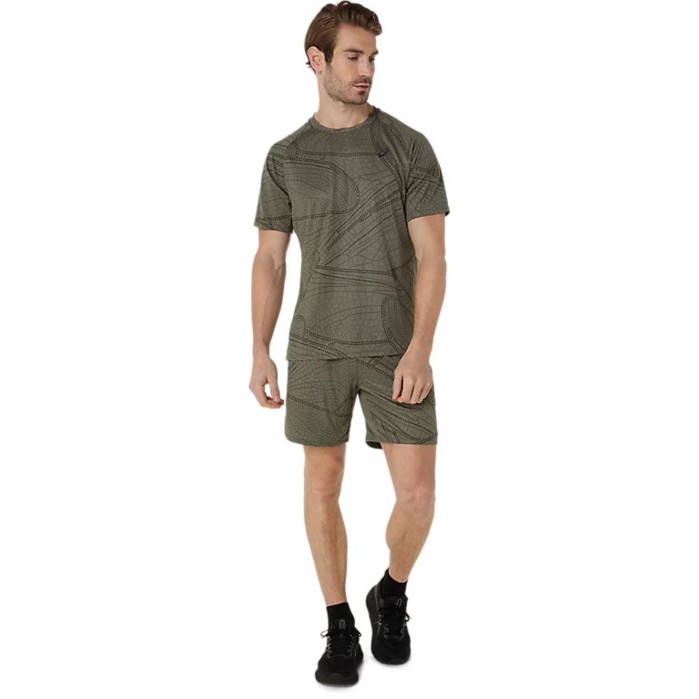 Áo T-shirt tập luyện ASICS ALL OVER PRINT Nam - 2031F199.300
