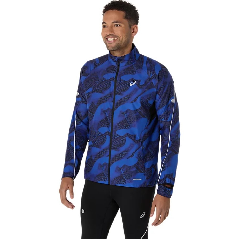 Áo gió chạy bộ ASICS ROAD LITE-SHOW PACKABLE Nam - 2011D358.001