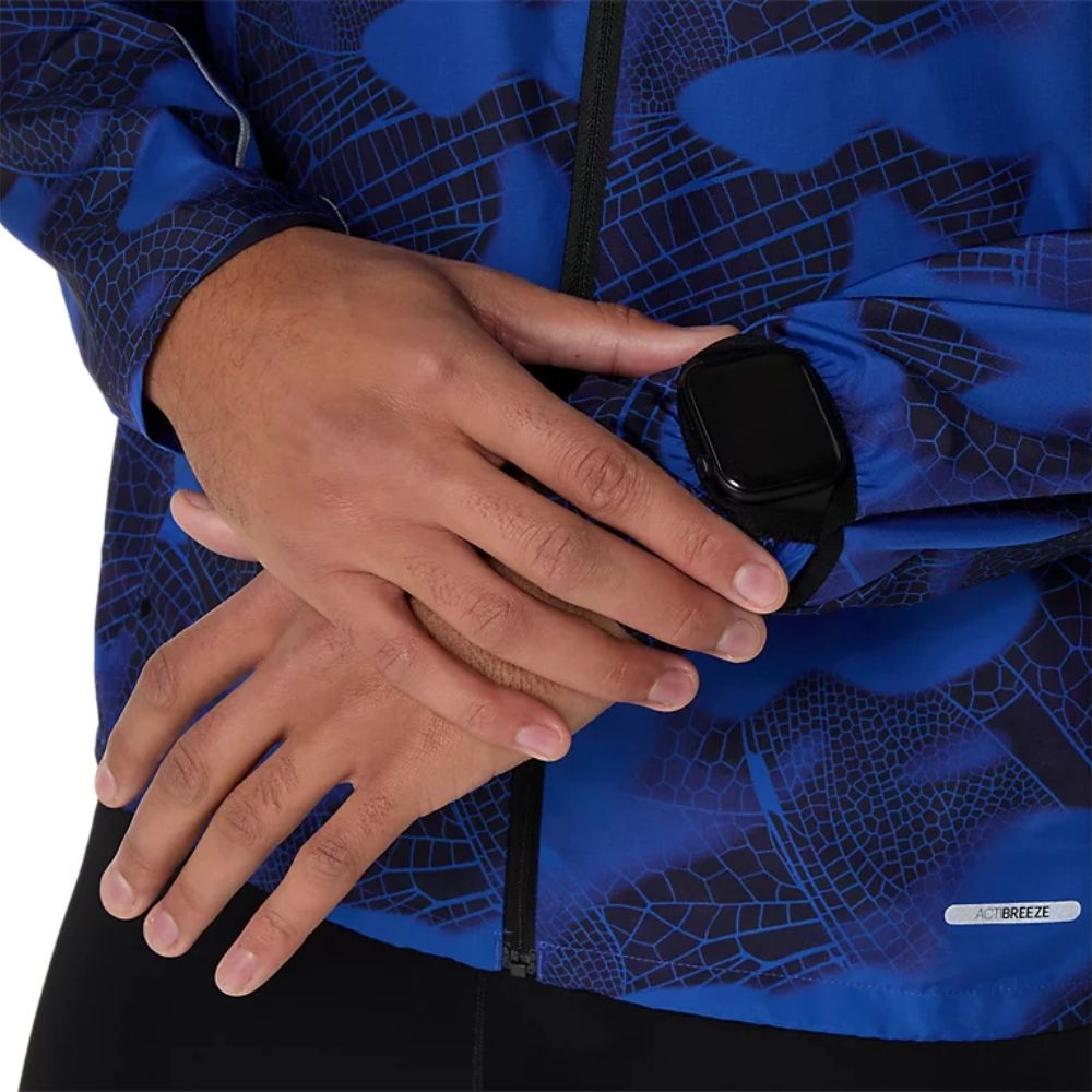 Áo gió chạy bộ ASICS ROAD LITE-SHOW PACKABLE Nam - 2011D358.001