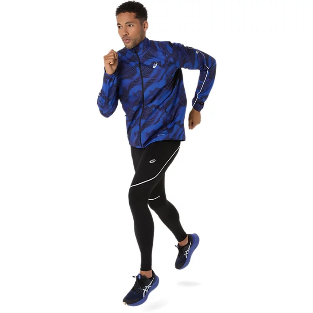 Áo gió chạy bộ ASICS ROAD LITE-SHOW PACKABLE Nam - 2011D358.001