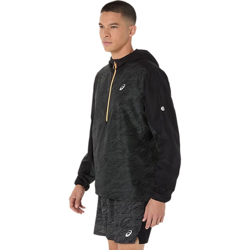 Áo gió chạy trail ASICS FUJITRAIL PACKABLE WINDBREAKER Nam - 2011D389.002