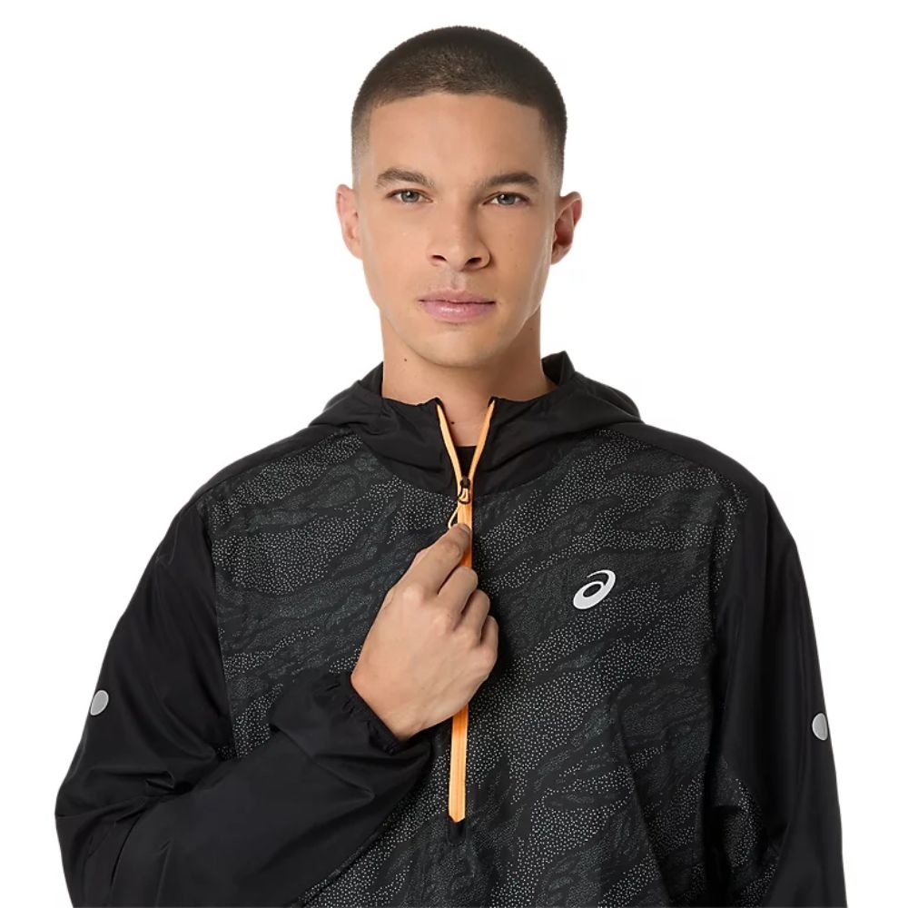 Áo gió chạy trail ASICS FUJITRAIL PACKABLE WINDBREAKER Nam - 2011D389.002
