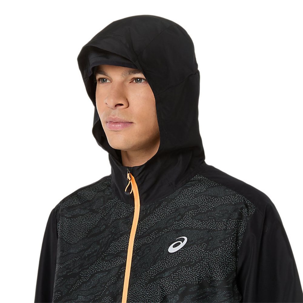 Áo gió chạy trail ASICS FUJITRAIL PACKABLE WINDBREAKER Nam - 2011D389.002