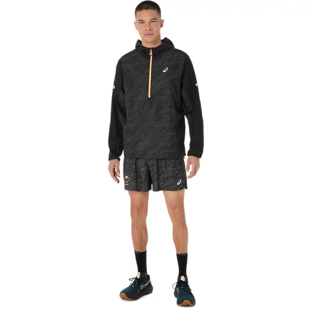Áo gió chạy trail ASICS FUJITRAIL PACKABLE WINDBREAKER Nam - 2011D389.002