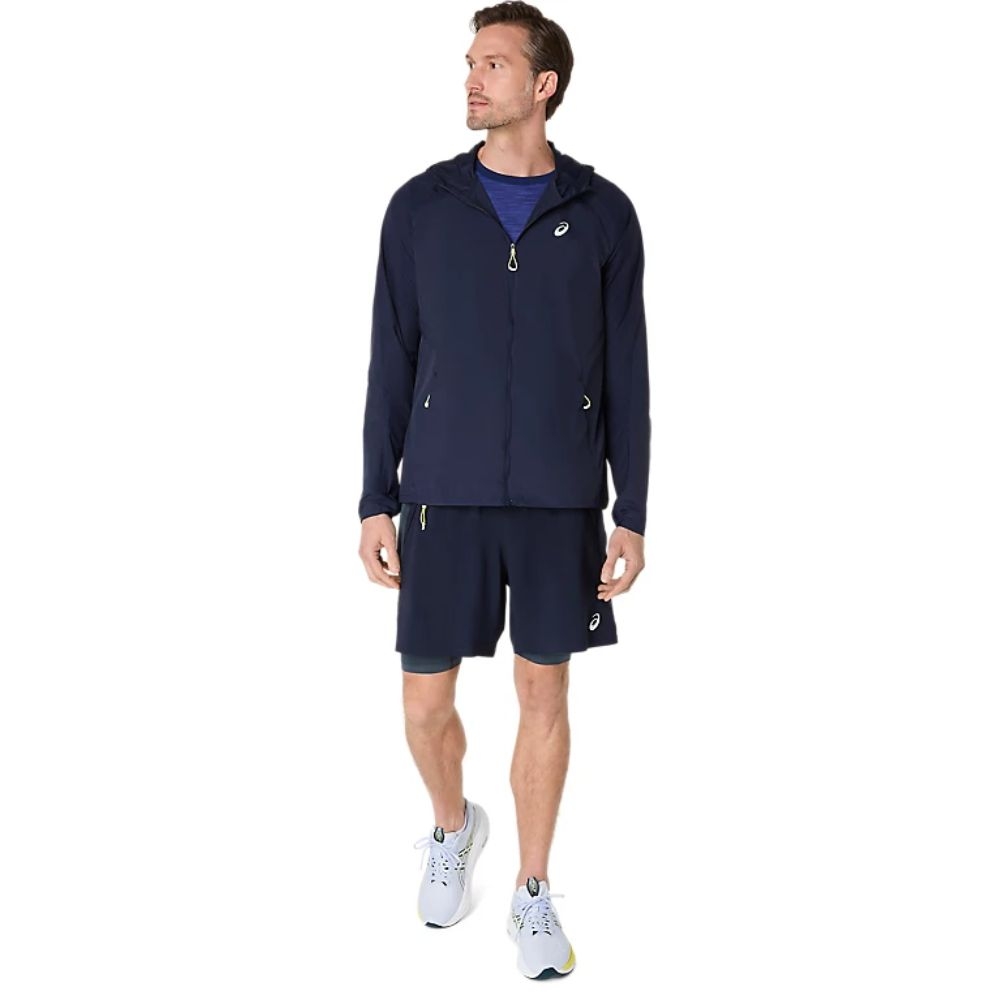 Áo gió chạy bộ ASICS ROAD PACKABLE JACKET Nam - 2011D084.401
