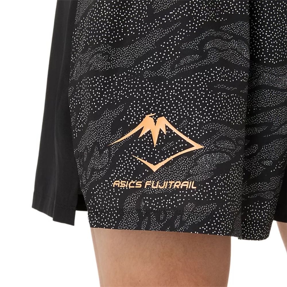 Quần short chạy trail ASICS FUJITRAIL ALL OVER PRINT 5IN Nam - 2011D392.001