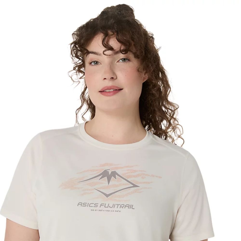 Áo T-shirt chạy trail ASICS FUJITRAIL LOGO SS Nữ - 2012D314.100