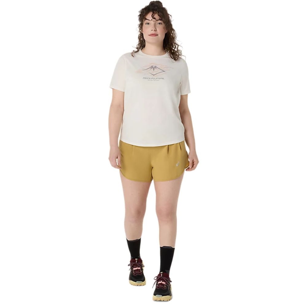 Áo T-shirt chạy trail ASICS FUJITRAIL LOGO SS Nữ - 2012D314.100