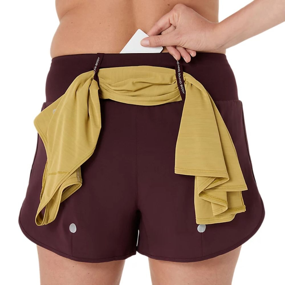 Quần short chạy bộ ASICS ROAD 3.5IN SHORT Nữ - 2012C965.601