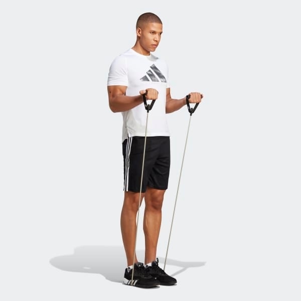 Quần short tập luyện adidas Train Essentials Piqué 3 Sọc Nam - IB8243