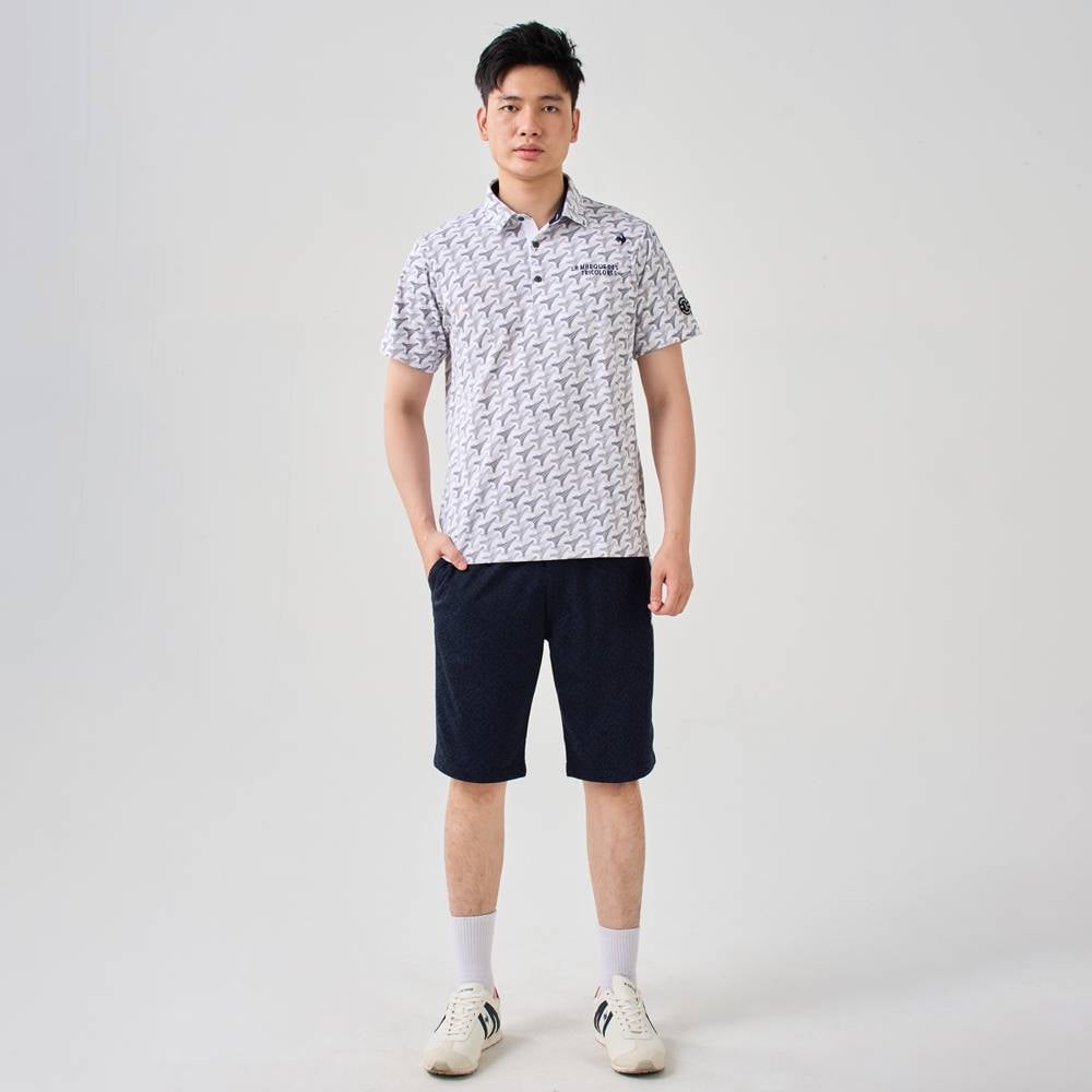 Áo Polo le coq golf Nam QGMXJA05V-GY00