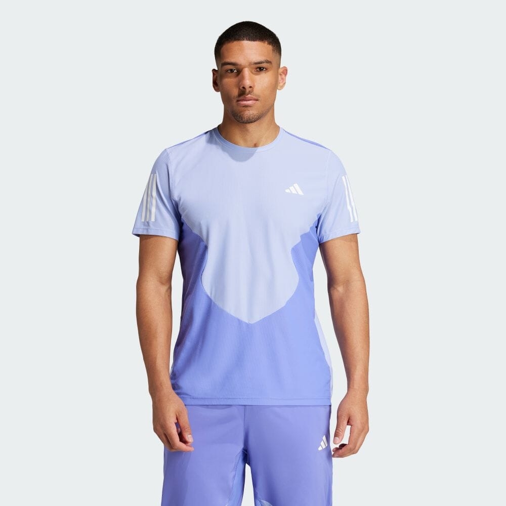 Áo T-shirt chạy bộ adidas Own the Run Colorblock AEROREADY Nam - IW0038