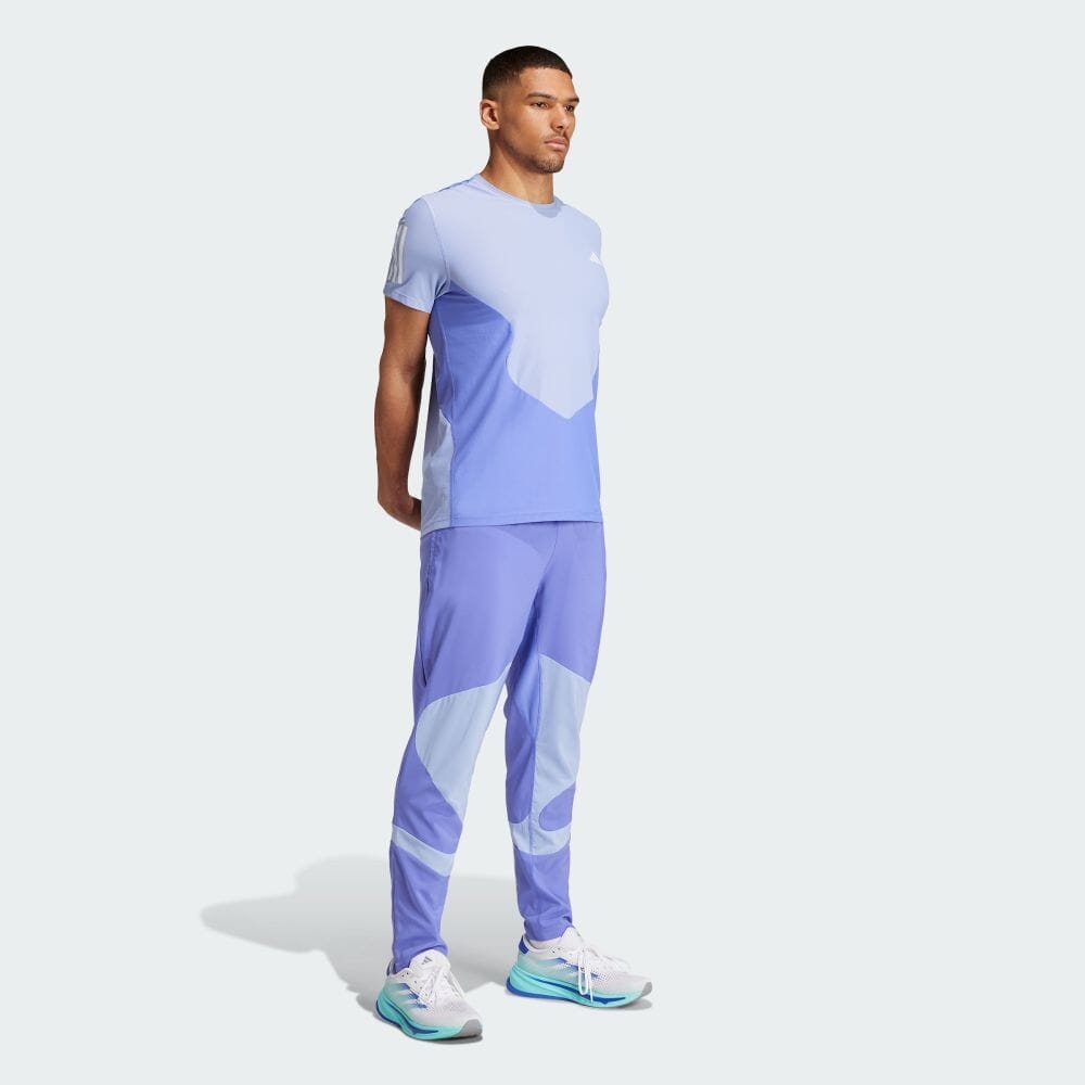 Áo T-shirt chạy bộ adidas Own the Run Colorblock AEROREADY Nam - IW0038