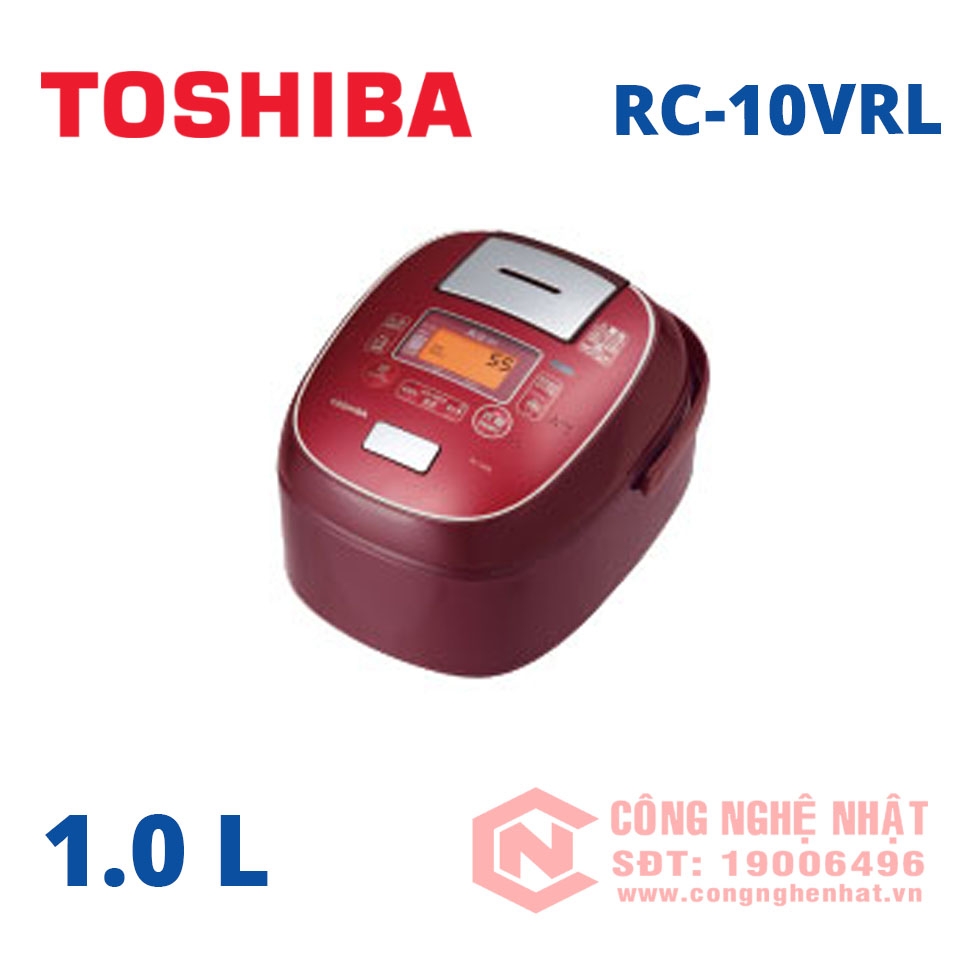 Nồi cơm điện cao tần hút chân không TOSHIBA RC-10VRL 1.0L  nội địa Nhật 100%