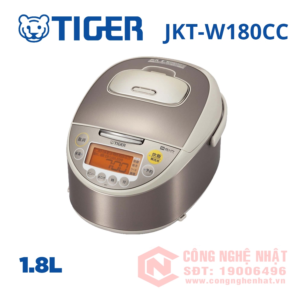 Nồi cơm điện Tiger JKT-W180CC nội địa Nhật 100%