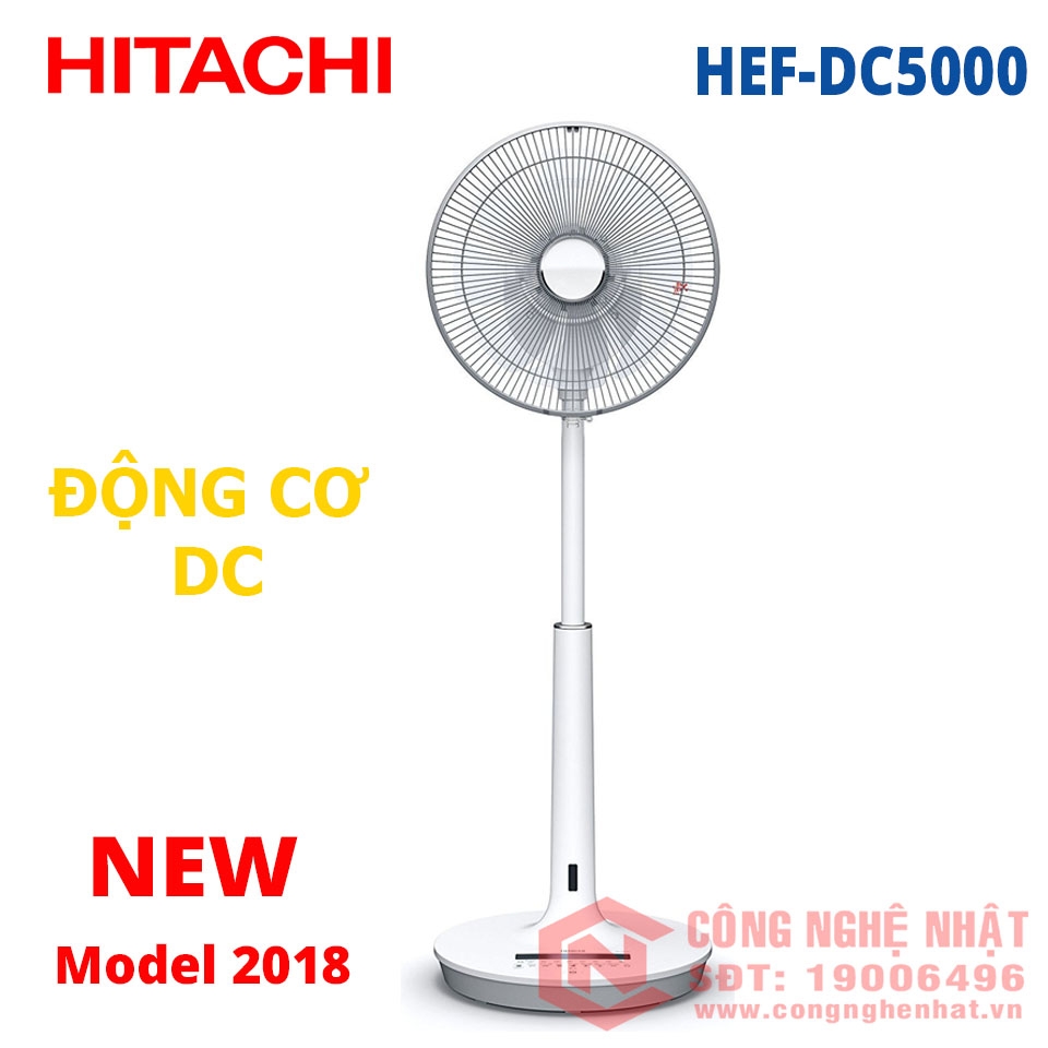 Quạt điện HEF-DC5000 Động Cơ DC chính hãng HITACHI nội địa Nhật mới 100%
