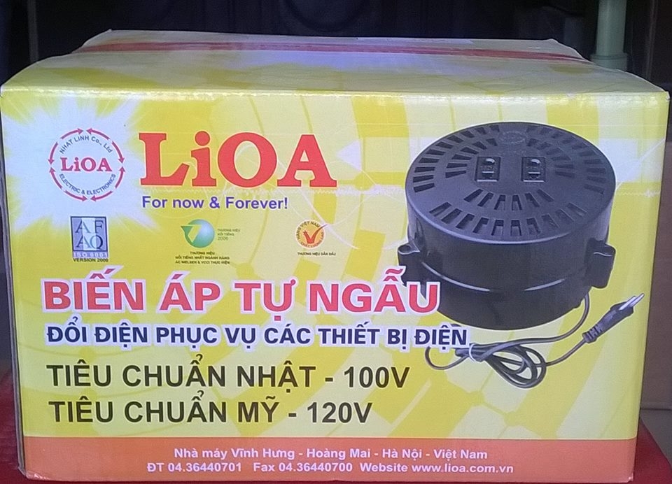 Biến áp tự ngẫu LIOA 2000VA - 2000W