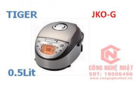 Nồi cơm điện cao tần IH Tiger JKO-G 0.54 lít màu nâu xám 97% 2nd